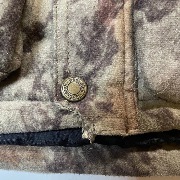 Woolrich Outdoor Guide Youth Hunting Jacket 10/12 Camo Hooded Coat Flaw Wearable - Picture 6 of 9